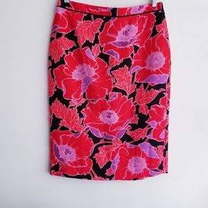 Who What Wear Red Floral
